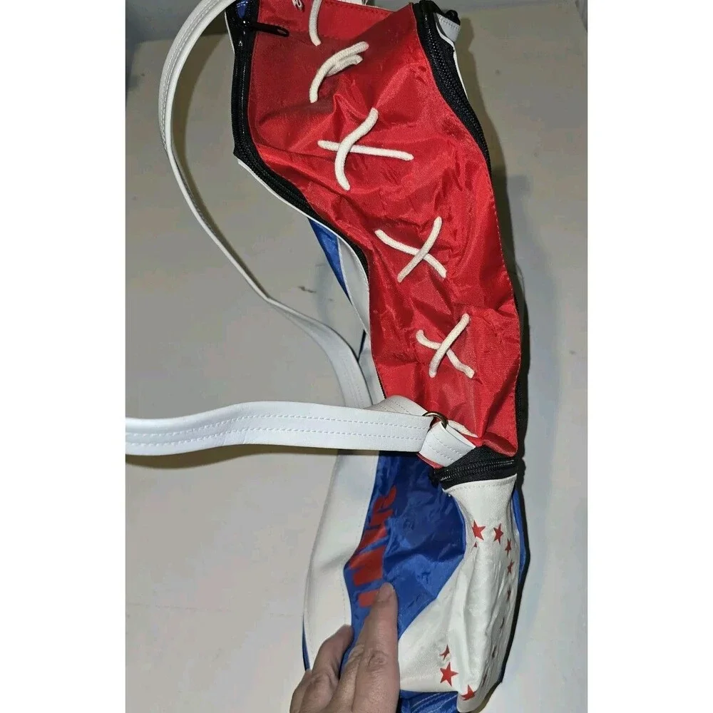 NFL New York Giants Sports Souvenir Shoe Shaped Tote Bag 90s Football Retro